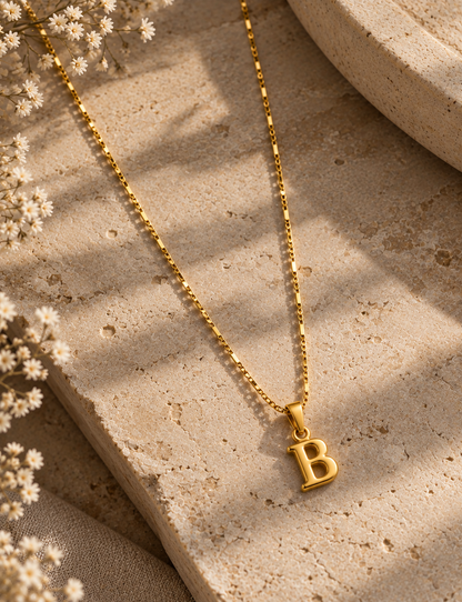 Colgante con inicial