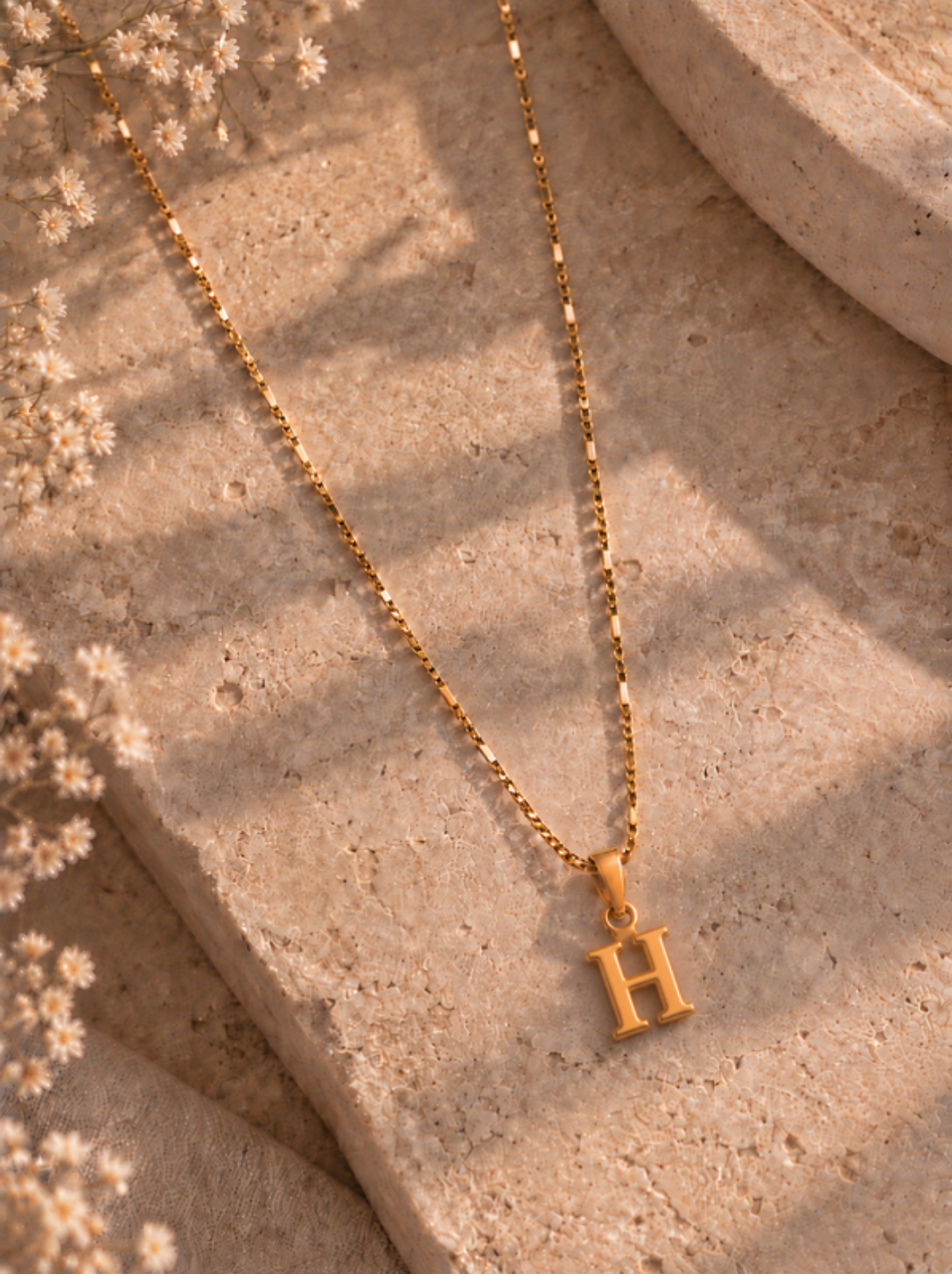 Colgante con inicial