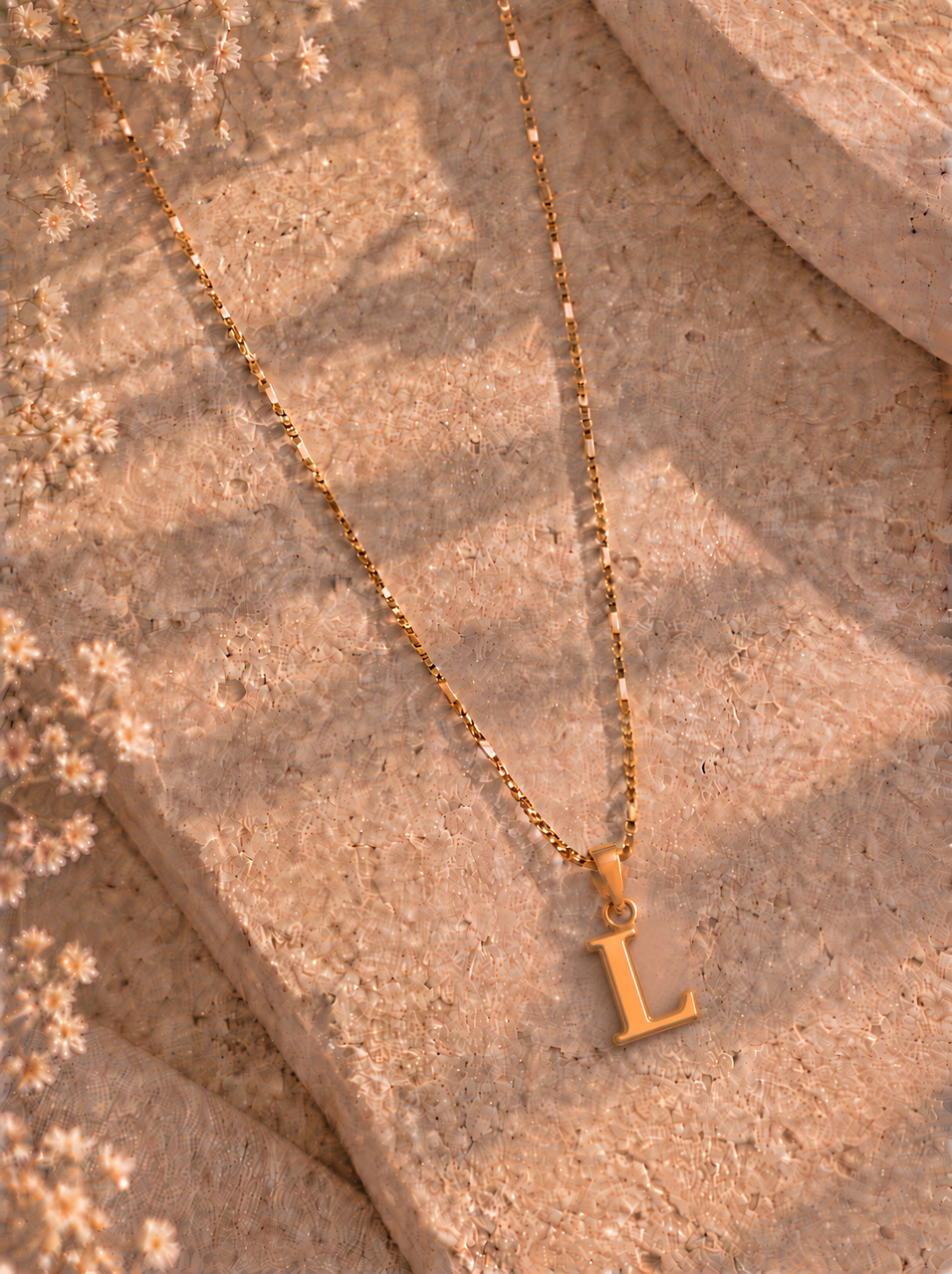 Colgante con inicial