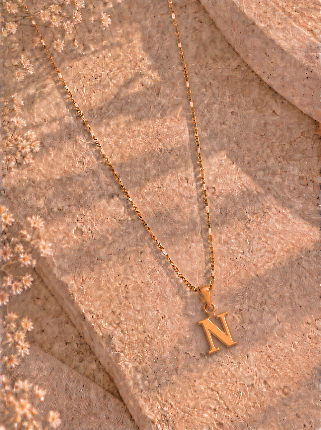 Colgante con inicial