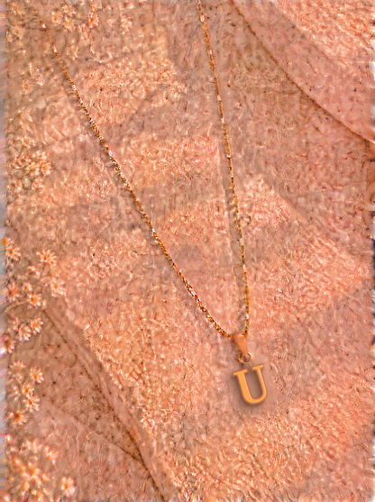 Colgante con inicial